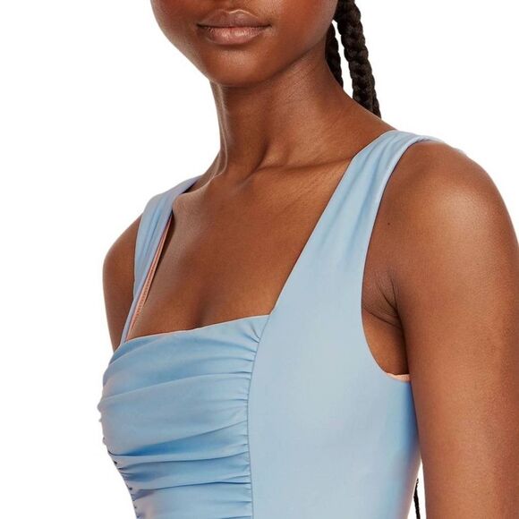 J. Crew Ruched Square neck Swimsuit - Picture 4 of 8